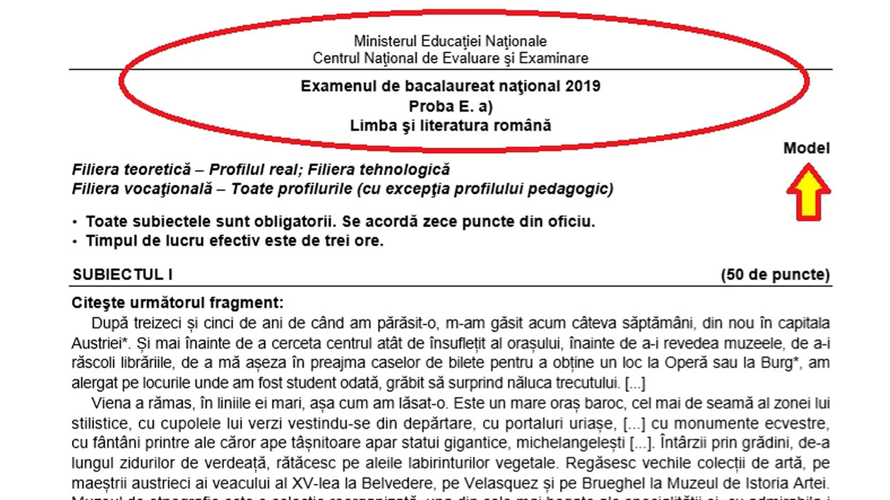 Bacalaureat 2019. Absolvenții de liceu susțin prima probă scrisă, la Limba si literatura română