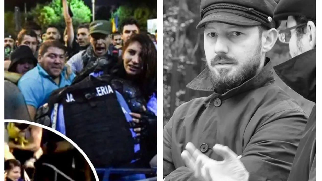Mihail Bumbeș, protestatarul salvator care a apărat-o pe jandarmeriță de huligani: “O ploaie de pumni şi picioare încasate, eu și toți cei care reușiserăm să facem un baraj viu”