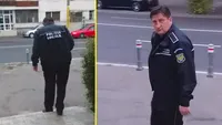 Agent de la Poliţia Locală, rupt de beat pe străzile din Constanţa. Omul abia se poate ţine pe picioare. VIDEO