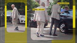 Gabriel Liiceanu i-a “întins” covorul roșu până la portiera Mercedesului. Imagini rare cu Traian Băsescu și celebrul filosof!