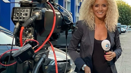 Cum arăta Nicoleta Drăgușin în 2008. A fost primul reporter CNN pe care România și Kanal D l-au avut
