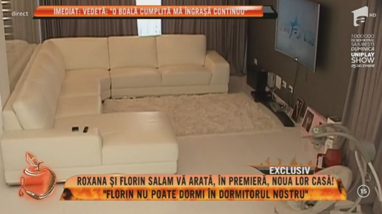 Roxana Dobre a preferat să nu ceară ajutorul unui designer de interior, motiv pentru care a decorat ea întregul imobil din Popești-Leordeni © Antena 1