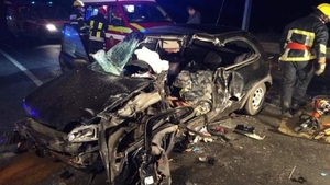 Accident înfiorător în județul Mureș! Un mort, doi răniți după ce 3 mașini s-au ciocnit puternic