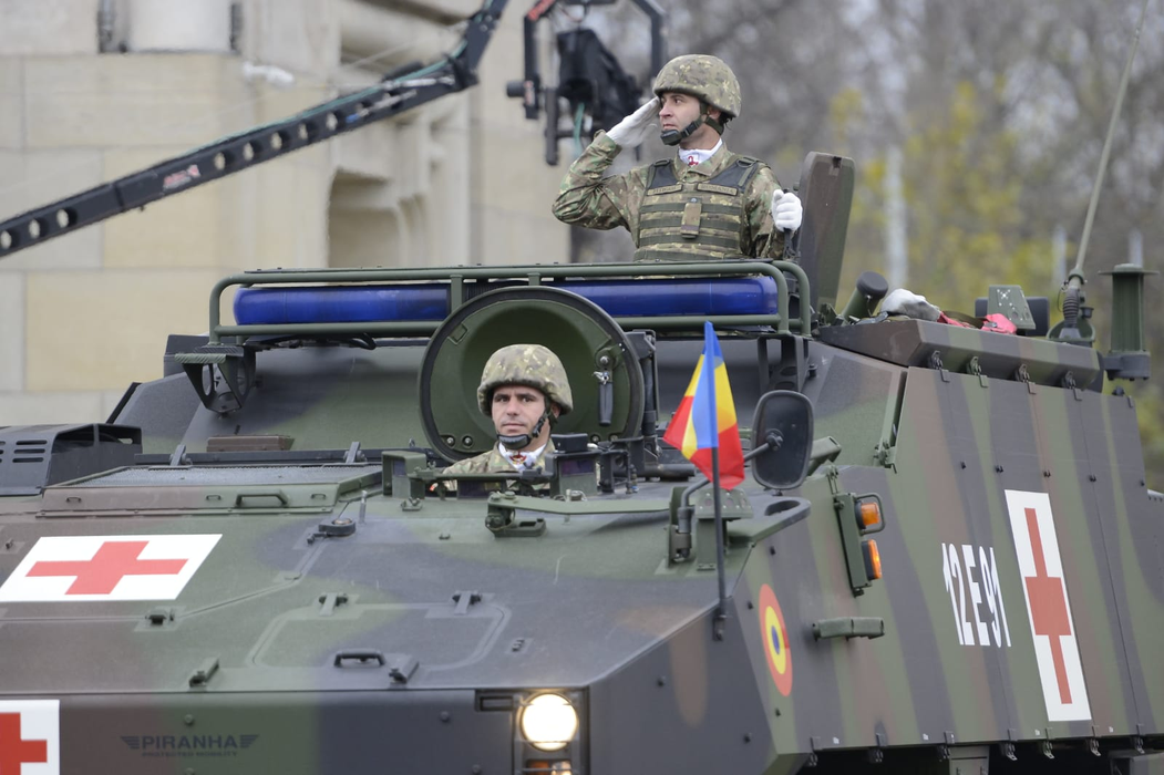 Militarii prezenți la paradă (Foto: Gabriel Chiriloiu)