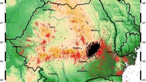 Cutremur mare în zona Vrancea, la ora 2:15. S-a simțit în mai multe orașe din România