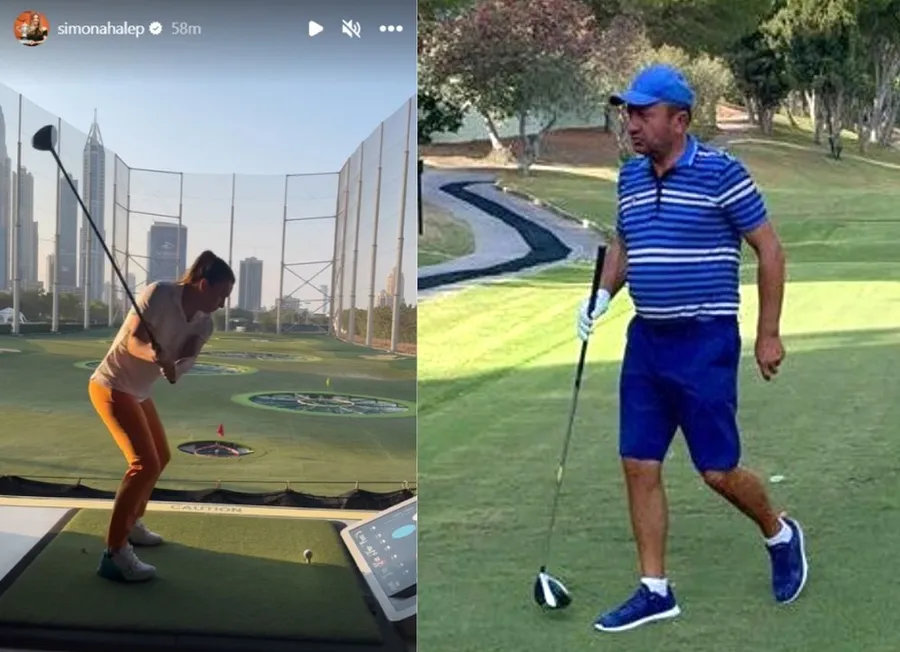 Inspirată de presupusul ei iubit, Simona Halep și-a descoperit o nouă pasiune: golful