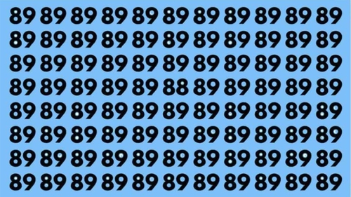 Test de perspicacitate | Găsiți numărul 88 în cel mult 5 secunde!