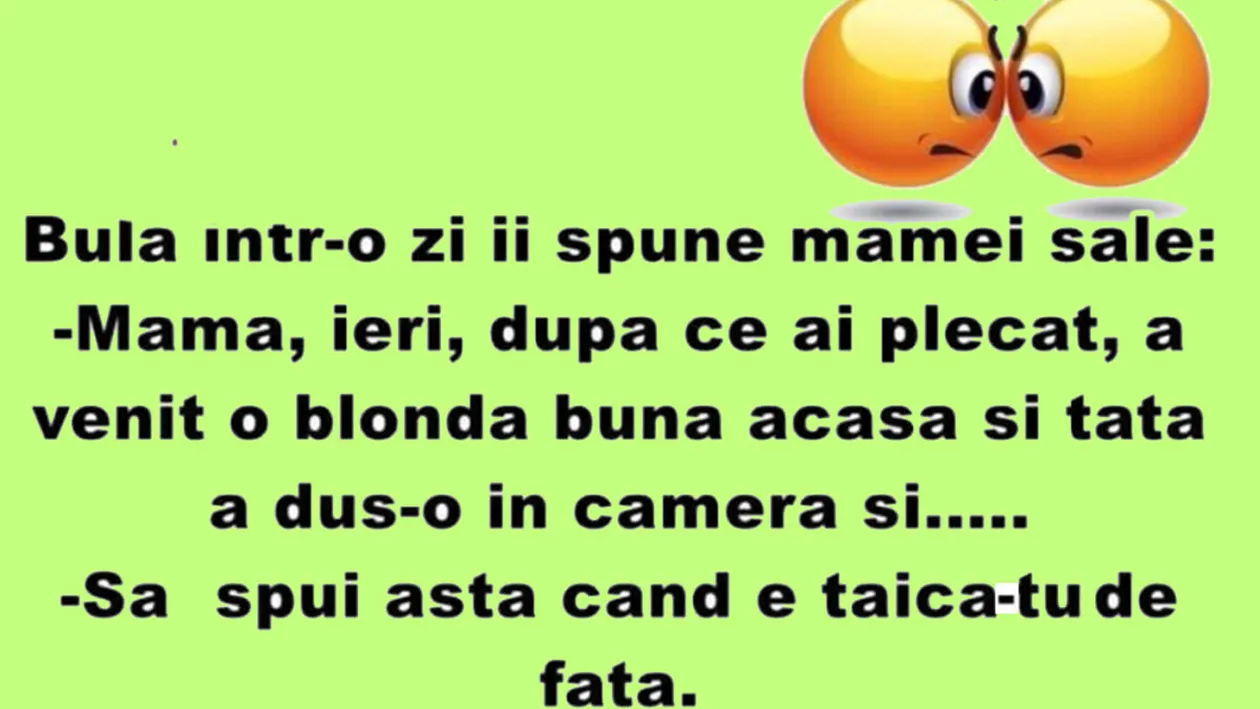 BANC | Bulă și blonda bună