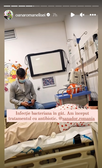 Postarea făcută de Oana Roman pe internet/ Foto: Instagram