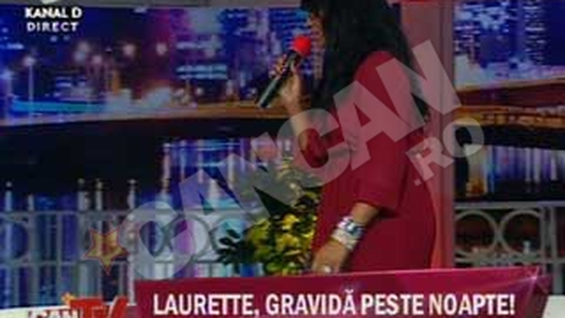 VIDEO Laurette abia asteapta sa nasca: "Fetita mea are picioare foarte lungi, seamana cu mine la nas si la buze"