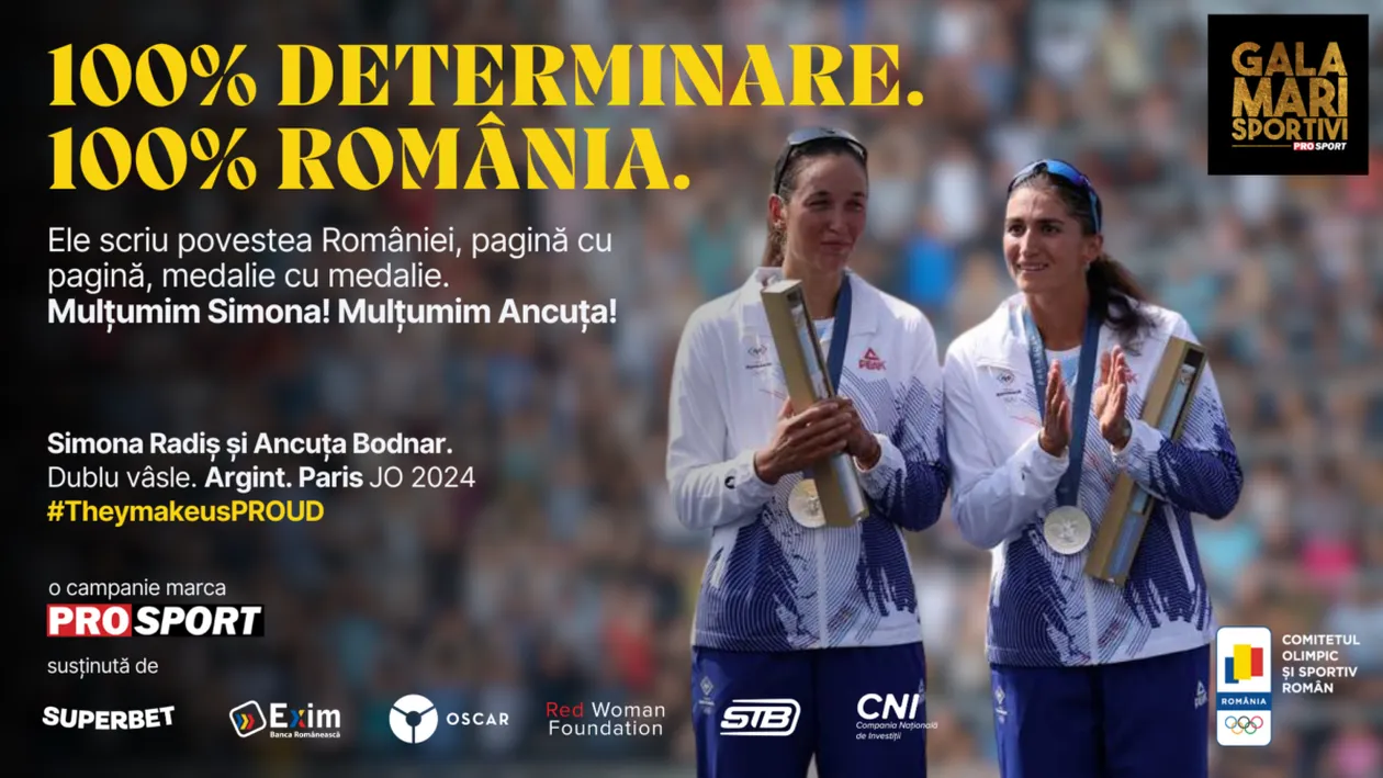 Premii de Excelenţă pentru Simona Radiș și Ancuța Bodnar, la Gala Mari Sportivi 2024