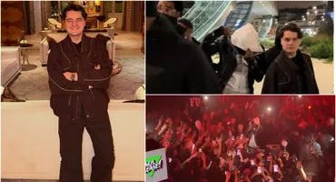 Selly și Playboi Carti, flancați de bodyguarzi după after party-ul din Paris! Imagini epice cu concertul artistului de la Gate Club