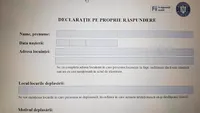 Nu e banc! Ce a scris o femeie din Borșa pe declarația de propria răspundere, pentru a participa la Înviere. Riscă 3 ani de închisoare