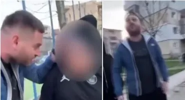 FOTO + VIDEO. Copii înjurați, unul chiar lovit, de un bărbat într-un parc din Drobeta-Turnu Severin. Reacția IPJ Mehedinți