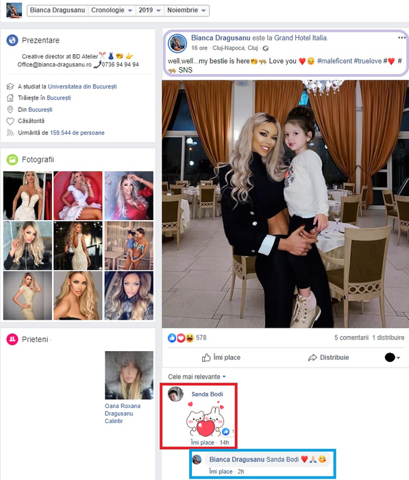 Bianca Drăgușanu a ascuns că s-a văzut cu Victor Slav din cauza soacrei?! Ce mesaj i-a lăsat mama soțului musculos pe Facebook