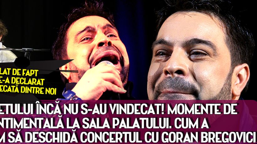 Ranile sufletului nu s-au vindecat! Explozie sentimentala la Sala Palatului! Cum a putut Salam sa deschida concertul cu Bregovici