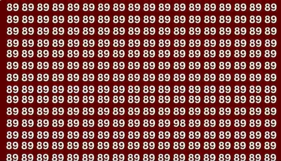 Iluzie optică virală: Găsește numărul 98. 