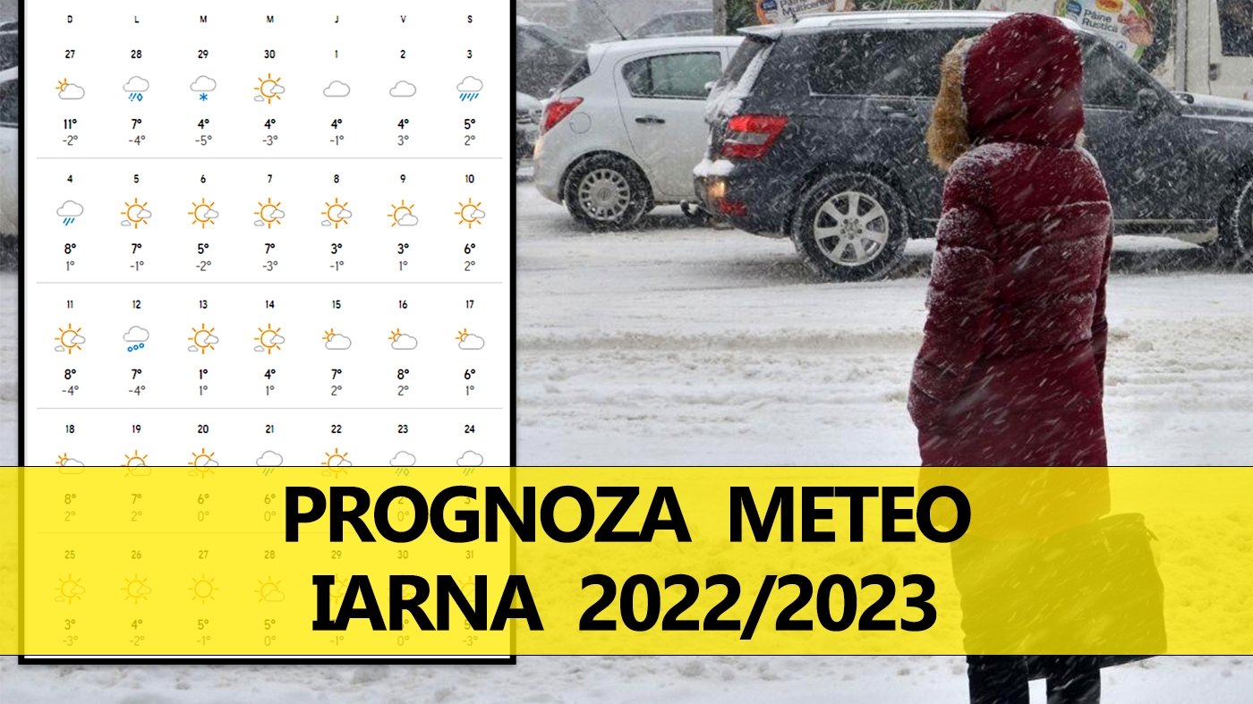 Meteorologii anunță o iarnă cum nu prea a mai fost în România. Temperaturi ciudate în decembrie 2022 și ianuarie 2023