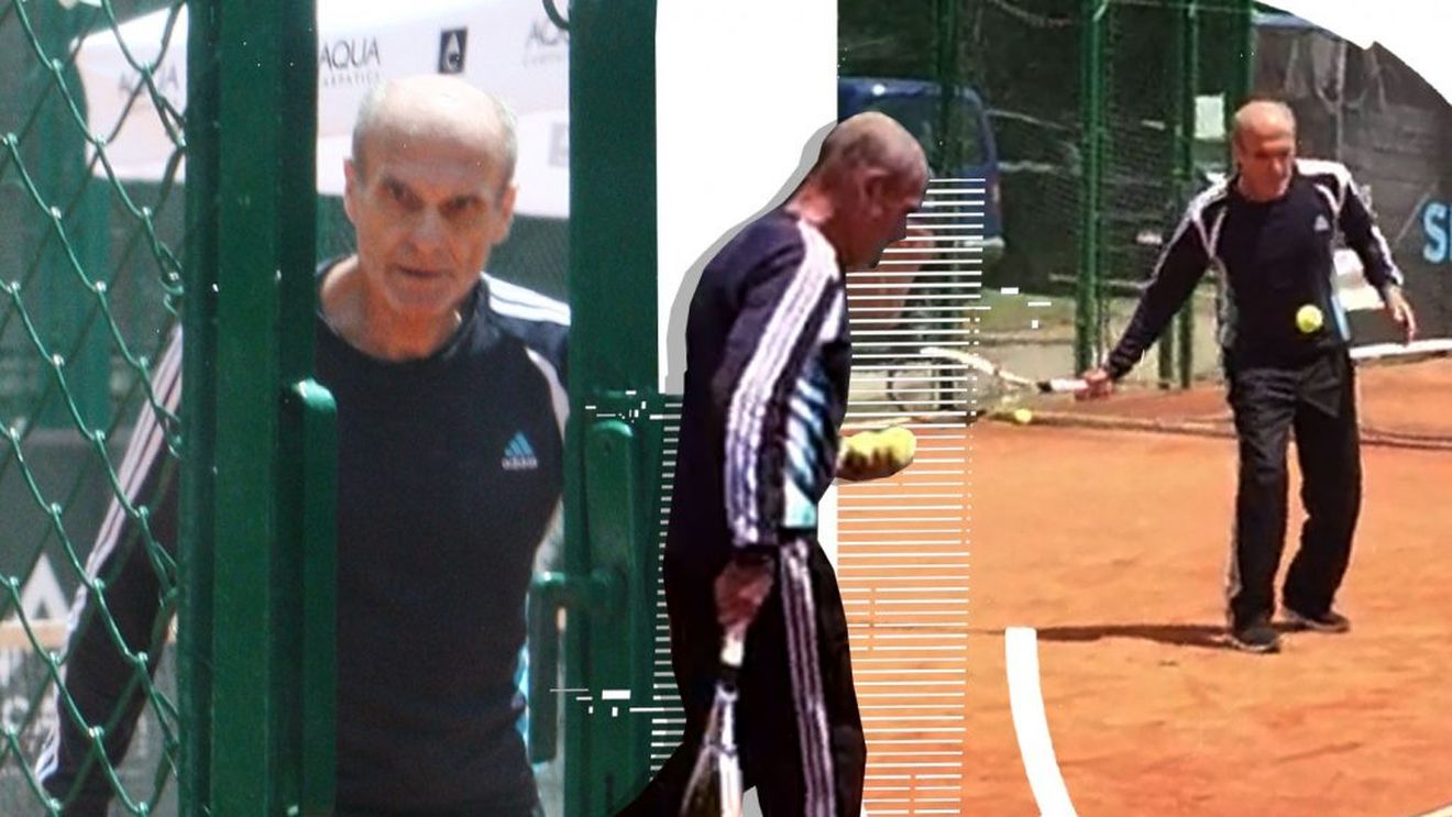 Cum l-am filmat pe CTP la antrenament. Și-a exersat reverul și…