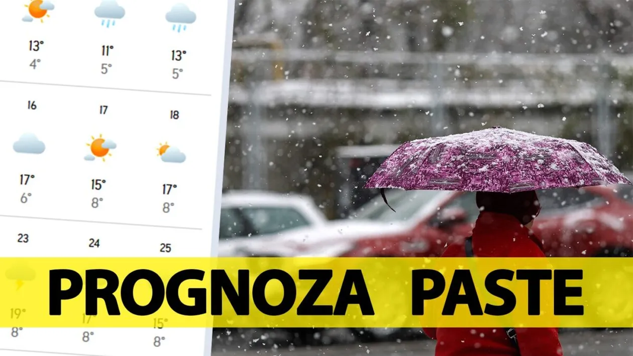 Prognoză Paște 2026 | Meteorologii Accuweather anunță surprize de proporții în București și în celelalte orașe din România