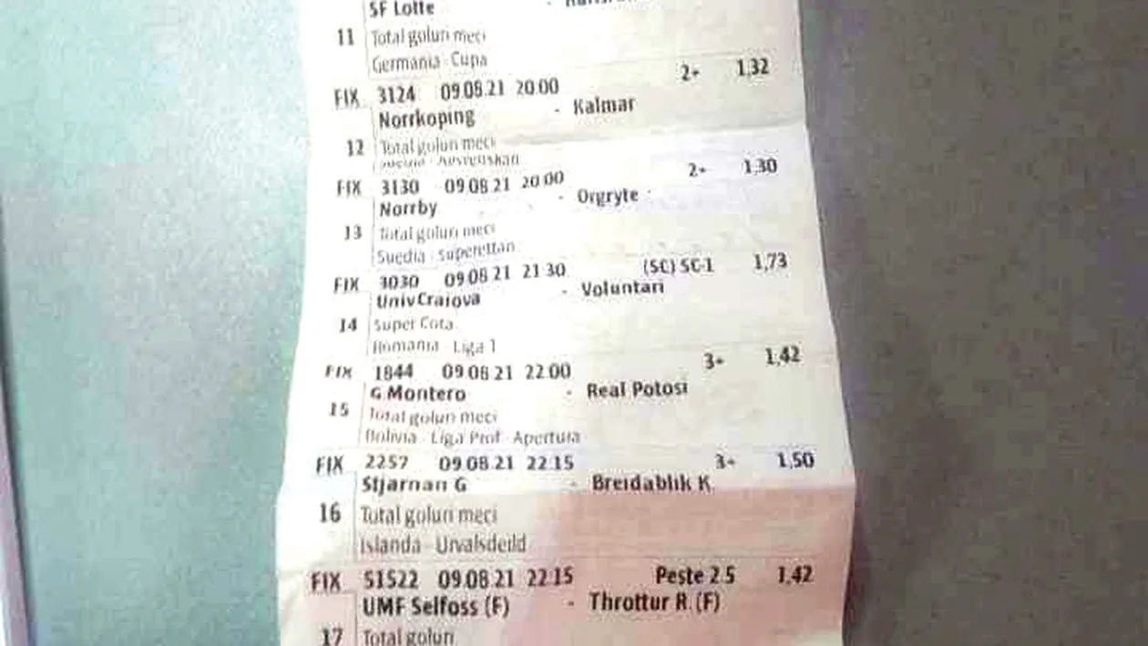 Rețetă de câștig: un bărbat din Vaslui a pariat 210 lei și s-a ales cu peste 35.000 de euro!