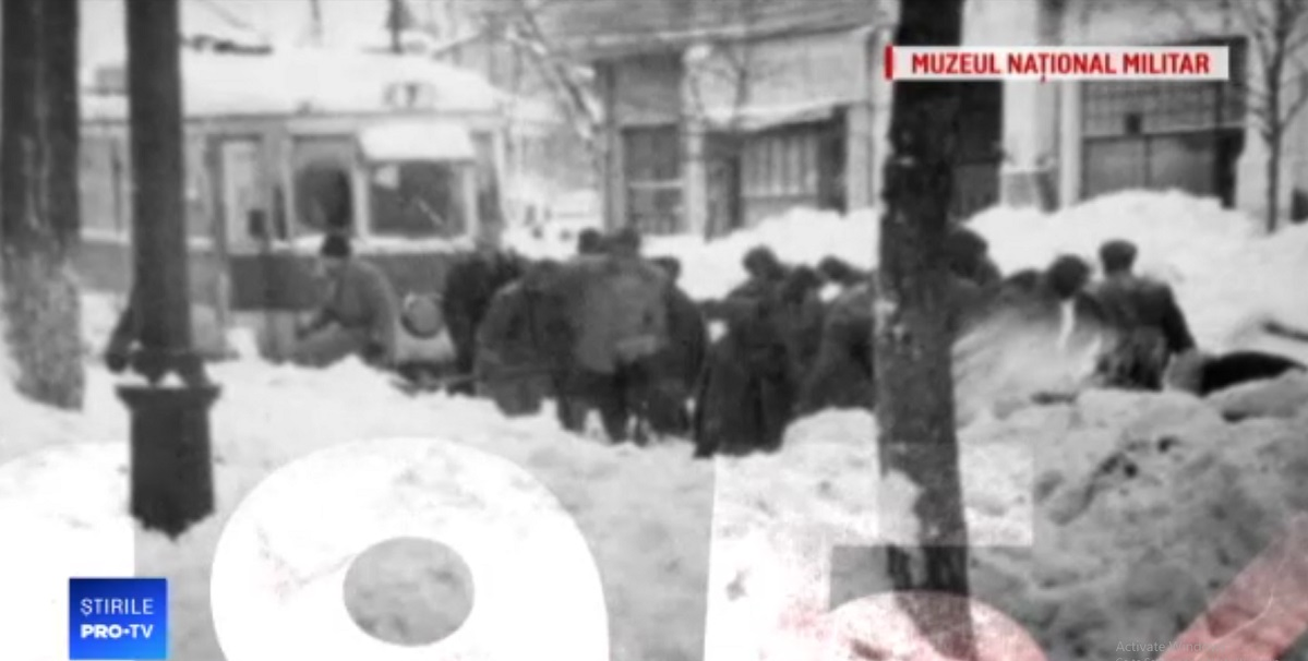 Cel mai mare viscol din istoria României. Zăpada a avut câţiva metri în Capitală