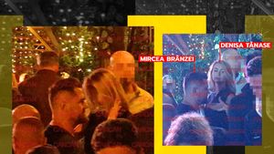 Cine-o mai oprește pe Denisa de la Bambi? Lipsită de inhibiții, artista... Ea s-a ondulat, el a răsfățat-o cu păhărelul!