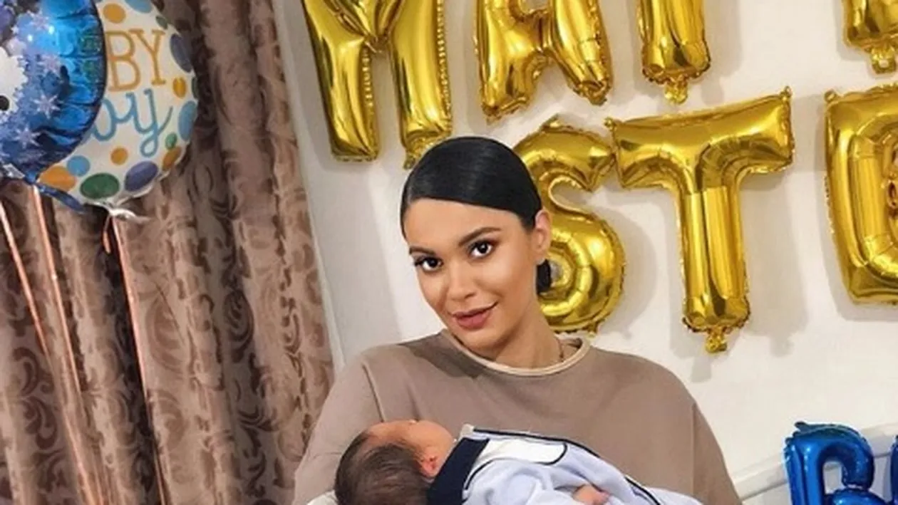 Prima imagine cu bebelușul lui Betty Stoian fără fața acoperită: ”Seamănă cu tati”