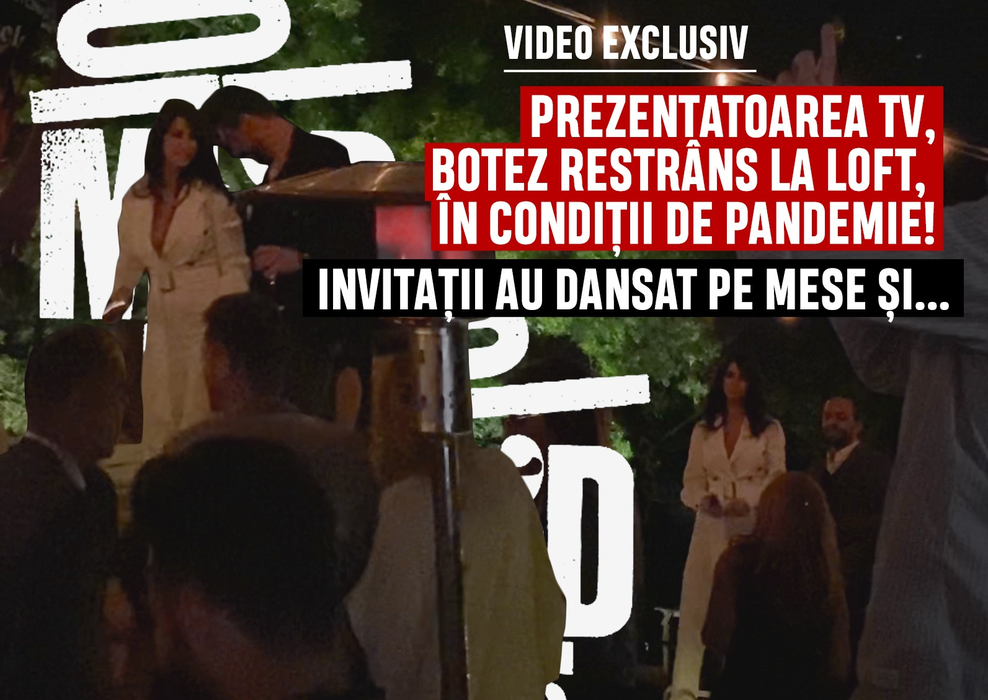 Prezentatoarea TV, botez restrâns la LOFT, în condiții de pandemie! Invitații au dansat pe mese și…