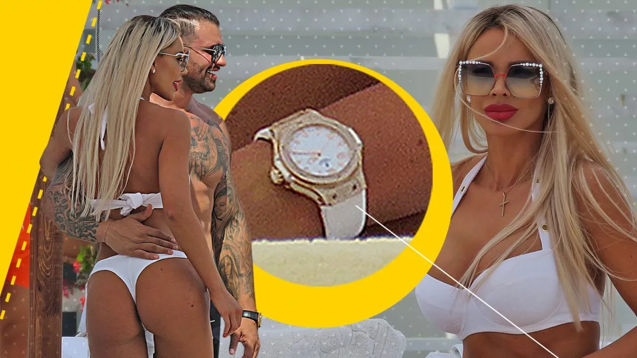 Bianca, super-provocatoare la plajă și cu un Hublot de 25.000 € pe mână!