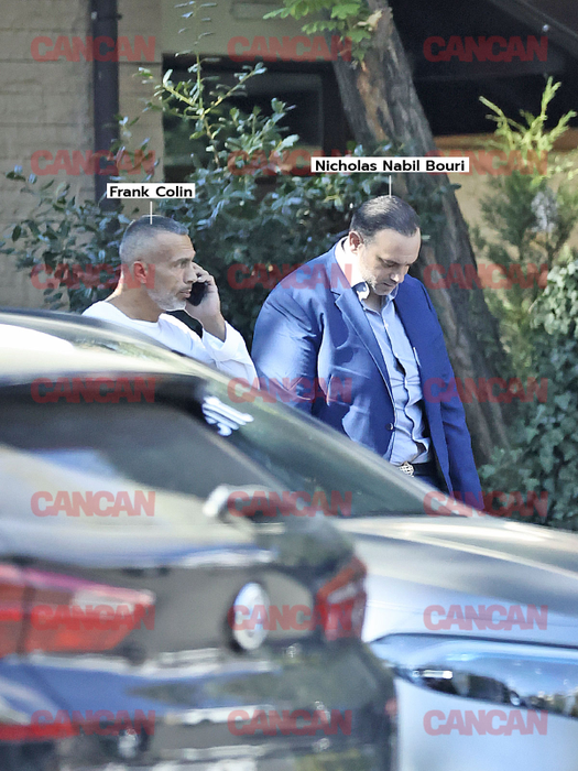 Frank Colin, alături de Nicholas Nabil Bouri, intră în restaurant
