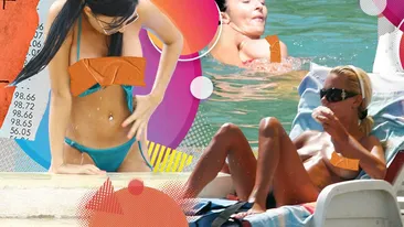 TOP 50 vedete care și-au arătat sânii pe plajă
