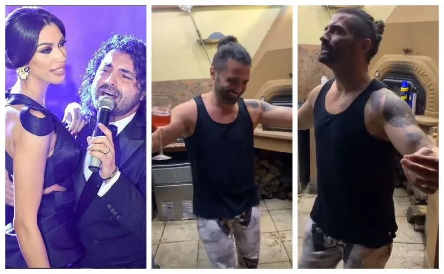 Ieri, Raluca Pascu și-a serbat ziua de naștere acasă, în familie, iar Pepe a ieșit noaptea trecută să ia Lumina Sfântă exact cum era îmbrăcat când a făcut grătarul © Instagram/Instagram Stories