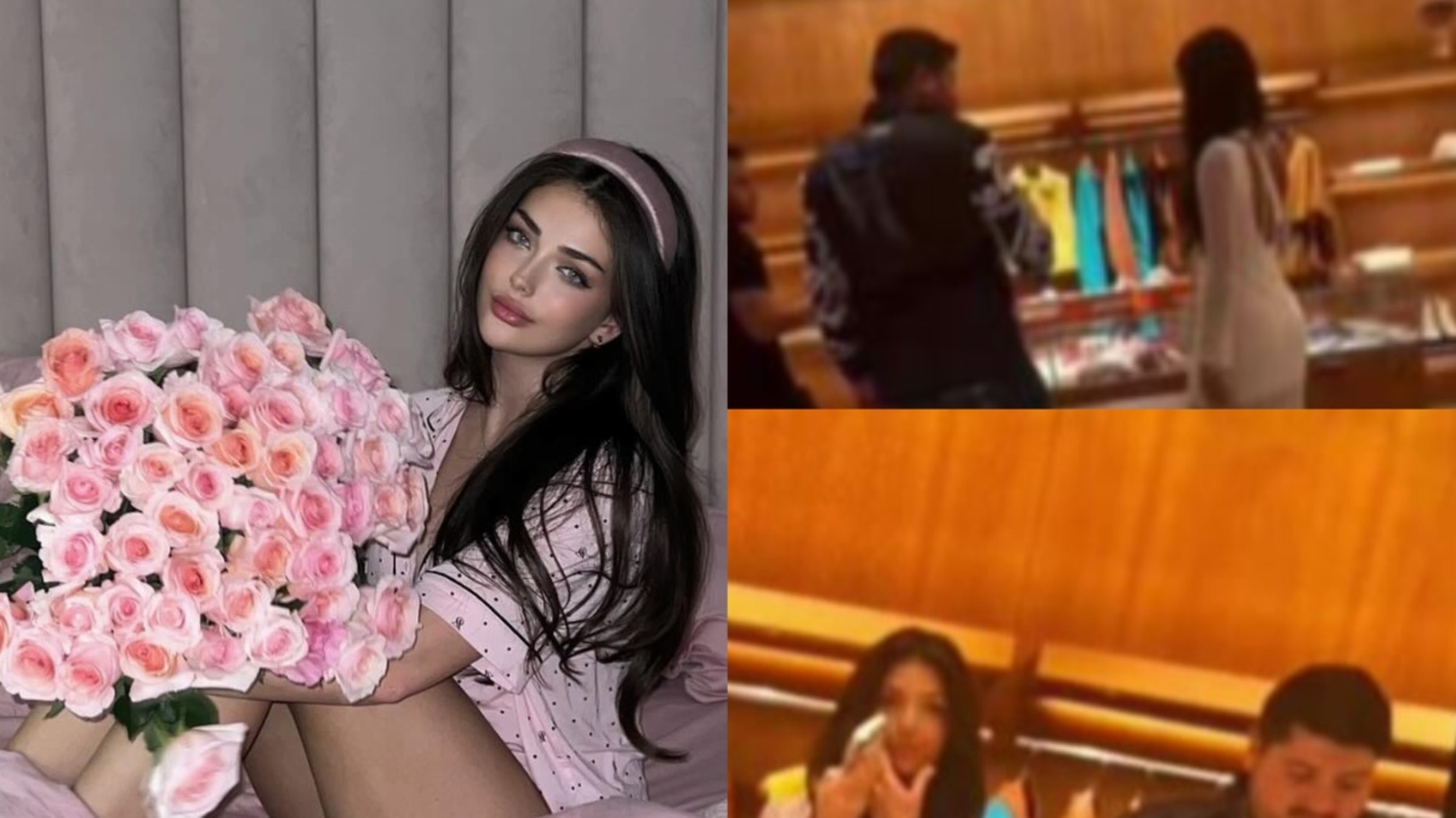 Andreea Bostănică, la cumpărături în mall, în compania presupusului iubit arab. Imaginile au apărut după ce a negat relaţia