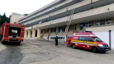 Incendiu de proporții la un spital din Argeș! Peste 150 de pacienți și medici se aflau în unitatea medicală