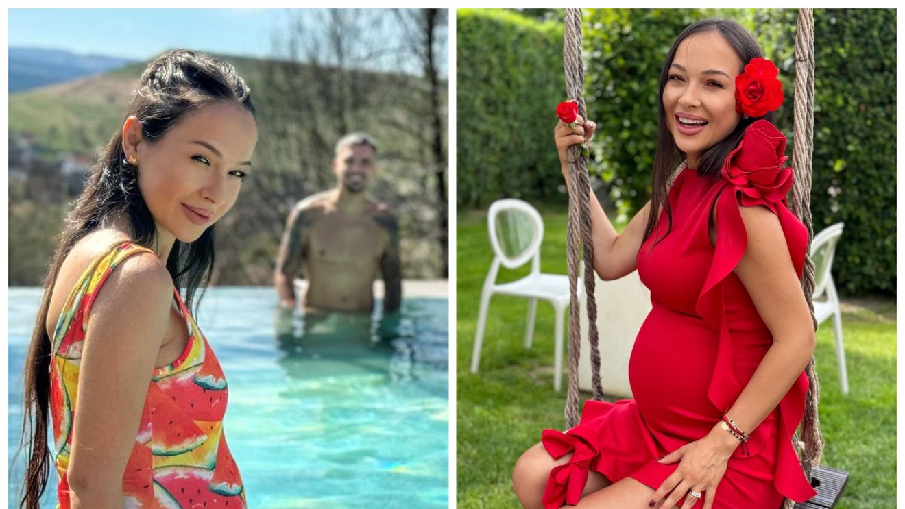 Vlăduța Lupău, ședință FOTO inedită în ultima lună de sarcină. Artista i-a lăsat mască pe fani!