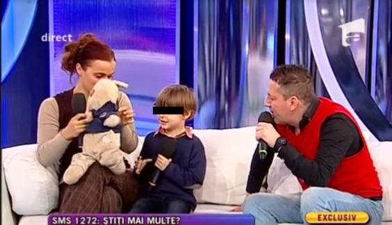 Costin Mărculescu, alături de Samira și fiul lor