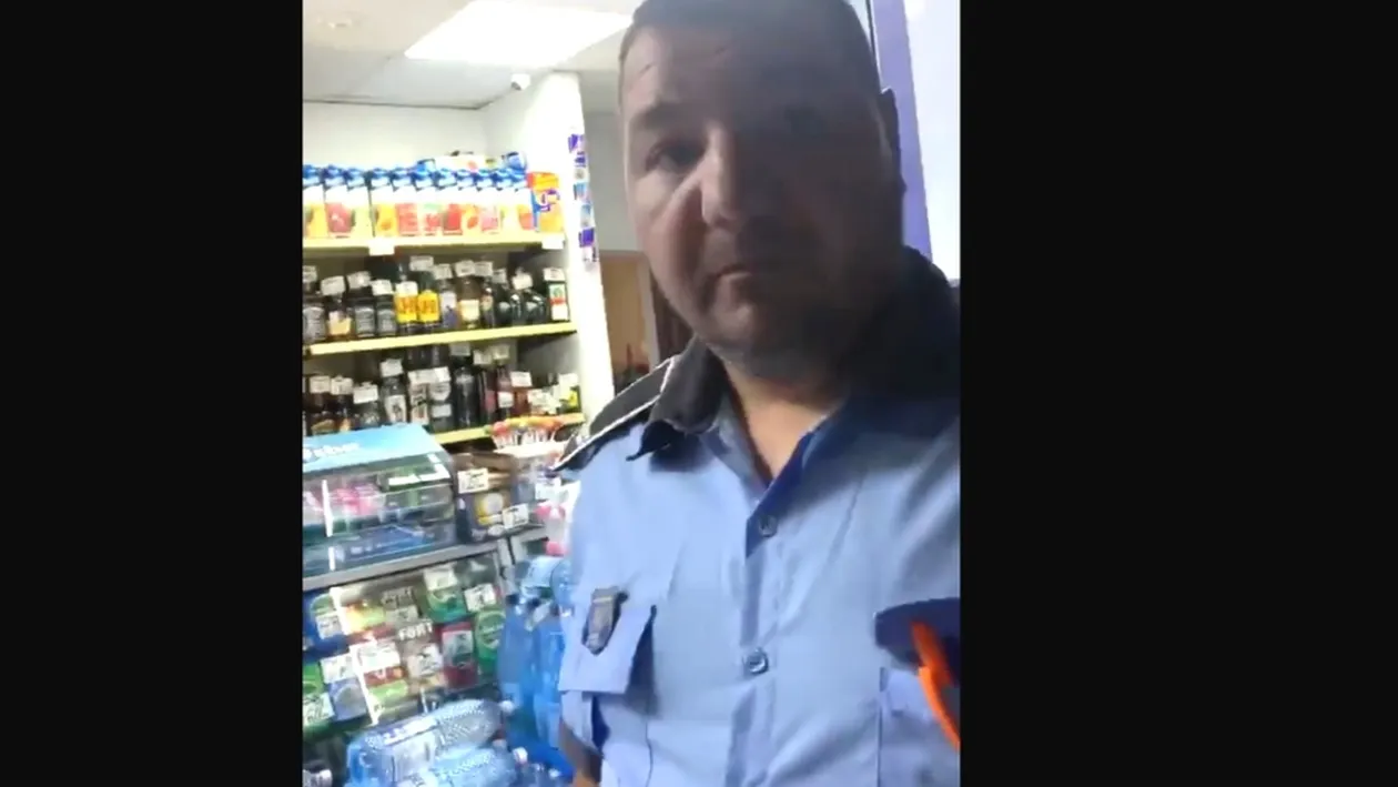 VIDEO. Polițist din Craiova, fără mască de protecție în magazin. Cu cât a fost amendat omul legii
