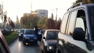 Încăierare cu focuri de armă între șoferi, în Capitală