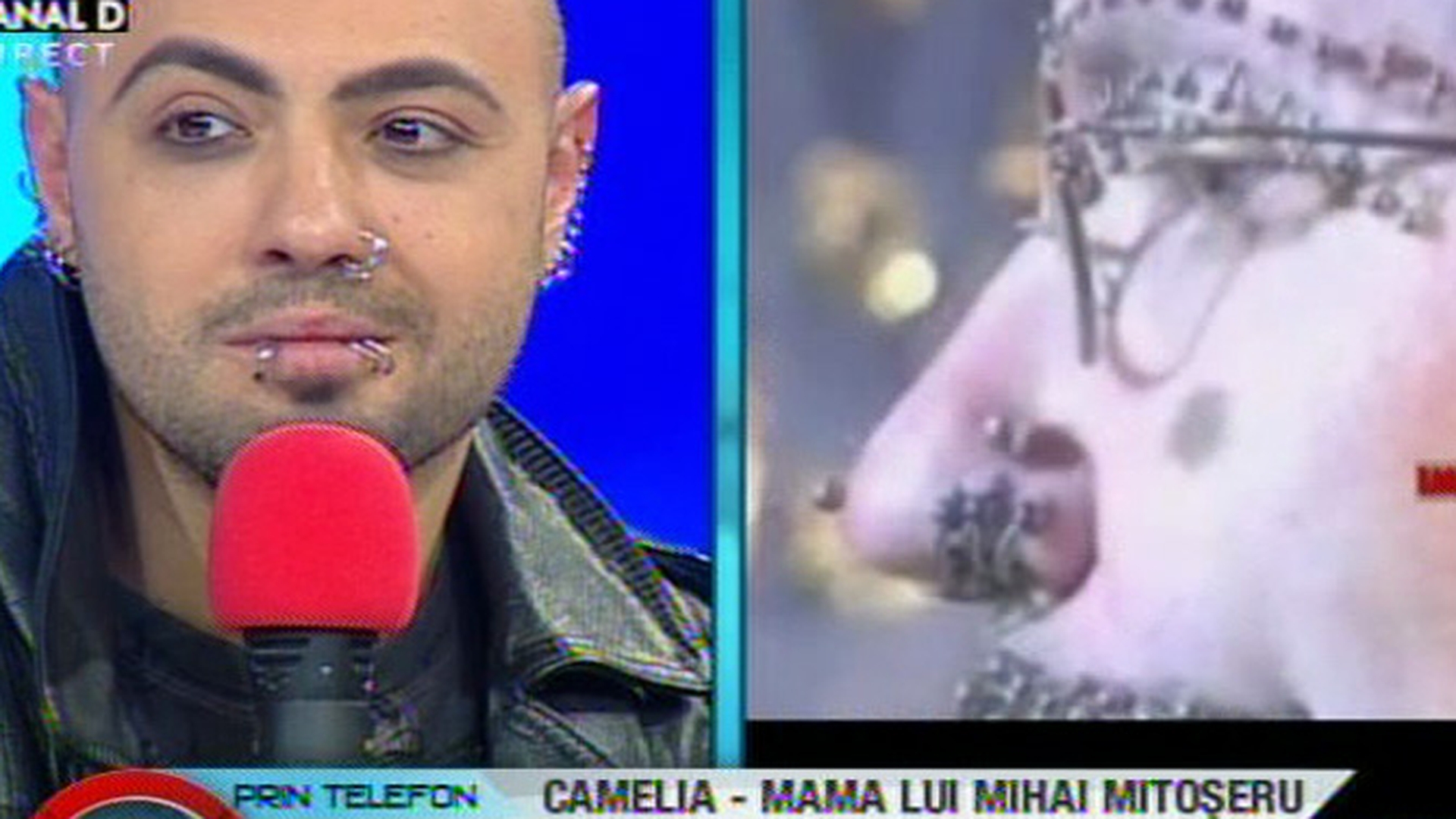 Mitoseru si-a umplut fata de piercing-uri. Afla de ce s-a "mutilat" atat de mult si care a fost reactia mamei lui cand l-a vazut asa!