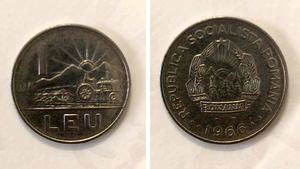 Mai ții minte moneda de 1 leu de pe vremea lui Nicolae Ceaușescu? Cu ce sumă de bani se vinde acum, în martie 2023