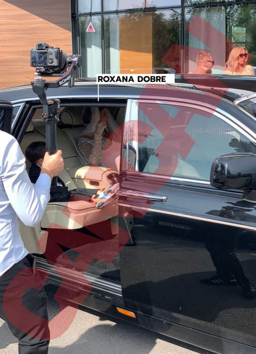 Roxana Dobre a ajuns la eveniment cu un Rolls Royce