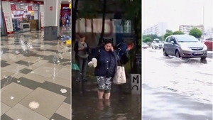 Inundație într-un mall din București. Furtuna a făcut ravagii în Sectorul 6 al Capitalei