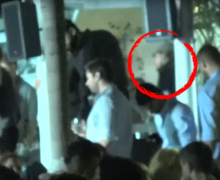 Leonardo di Caprio, fotografiat la Mykonos la concertul lui Remos