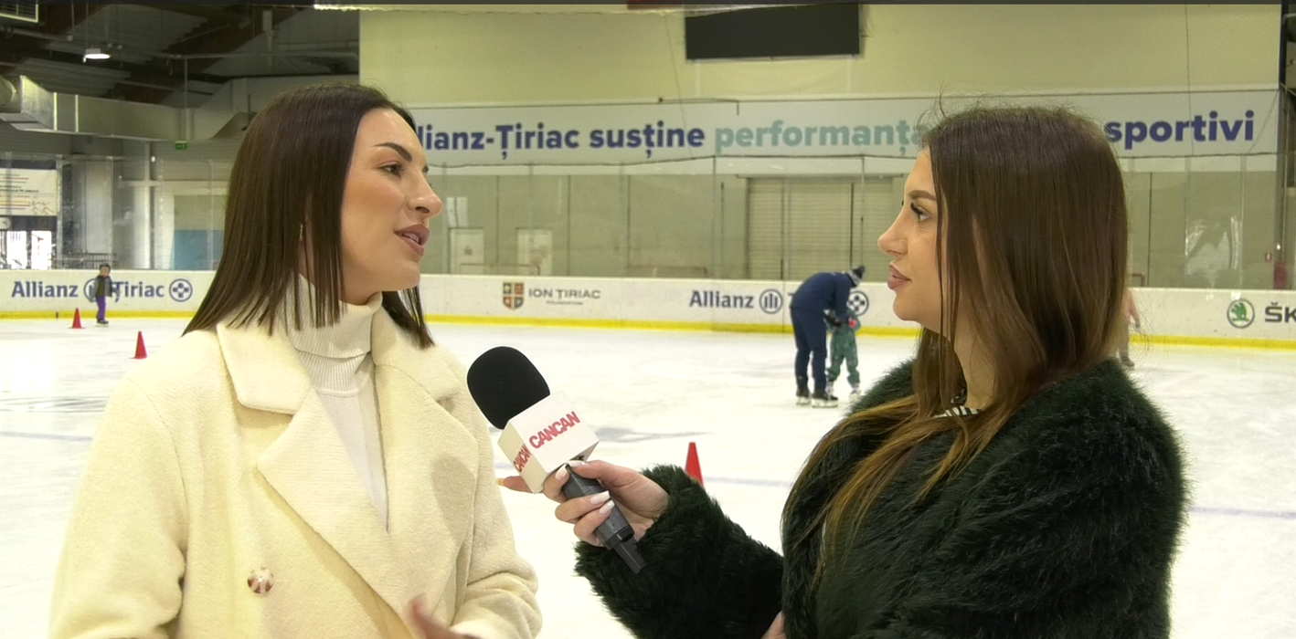 Anca Ciota, declarații la patinoar!