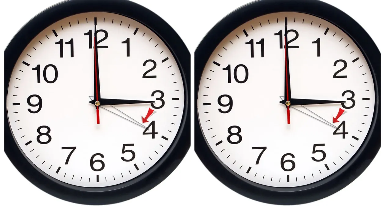 Când trecem la ora de vară, în 2024? Ora 3:00 va deveni ora 4:00