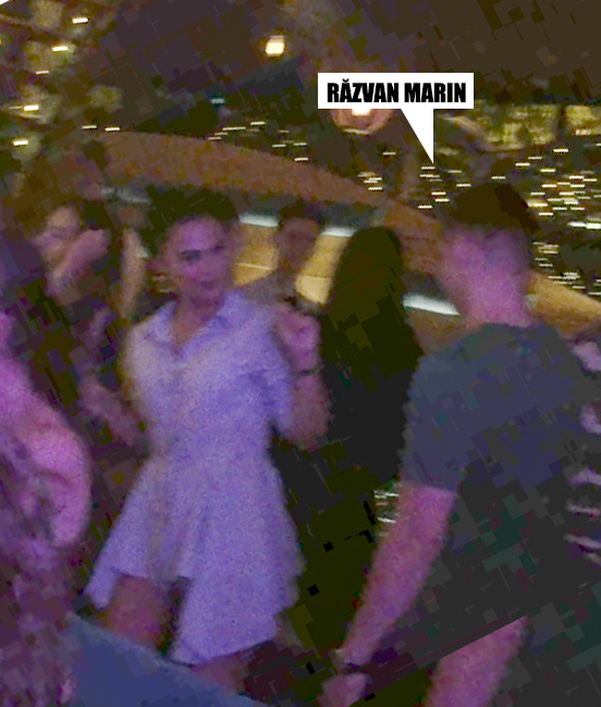 Aflat la NUBA, Răzvan Marin s-a distrat de minune în compania unei tinere super-sexy