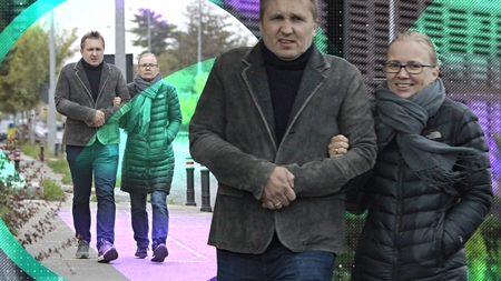 Aleksandras Cesnavicius are milioane în conturi, dar se poartă ca orice om de rând! Cum l-am surprins pe „Boss-ul” PRO TV alături de soție, pe frigul din Capitală