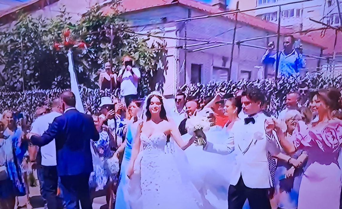 Primele imagini de la nunta lui Ianis hagi cu Elena Tănase/ sursă foto: RTV.