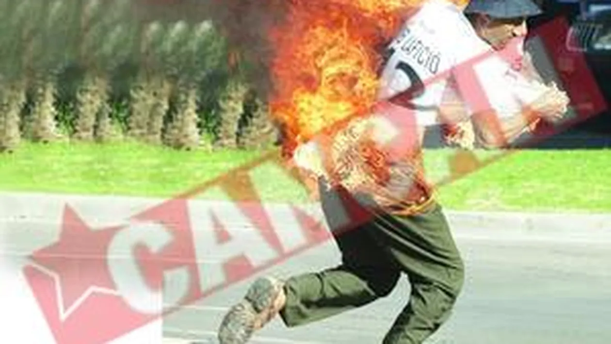 Nevasta romanului-torta, batuta de rude